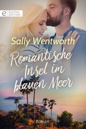 Romantische Insel im blauen Meer