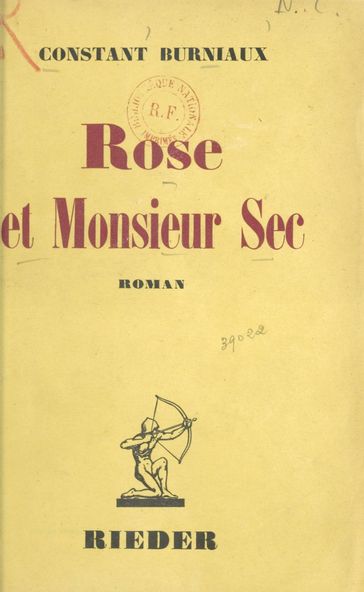 Rose et Monsieur Sec - Constant Burniaux