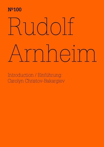 Rudolf Arnheim - Rudolf Arnheim