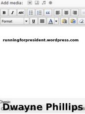 RunningForPresident.Wordpress.com
