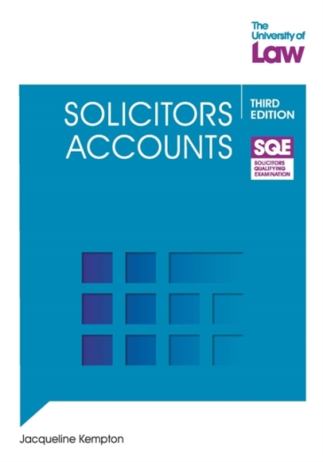 SQE - Solicitors Accounts 3e - Jacqueline Kempton