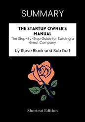 SUMMARY - The Startup Owner