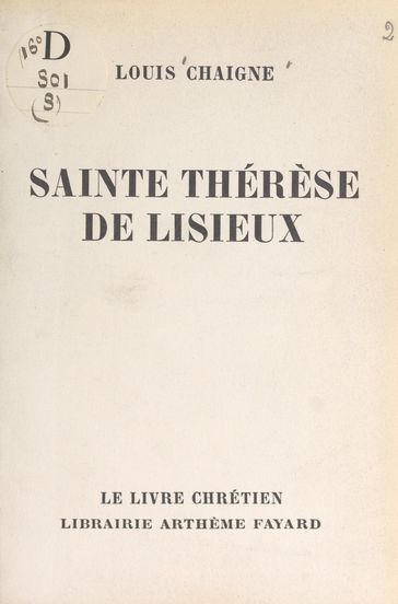 Sainte Thérèse de Lisieux - Louis Chaigne