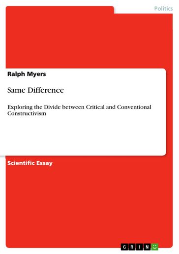 Same Difference - Ralph Myers