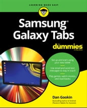 Samsung Galaxy Tabs For Dummies