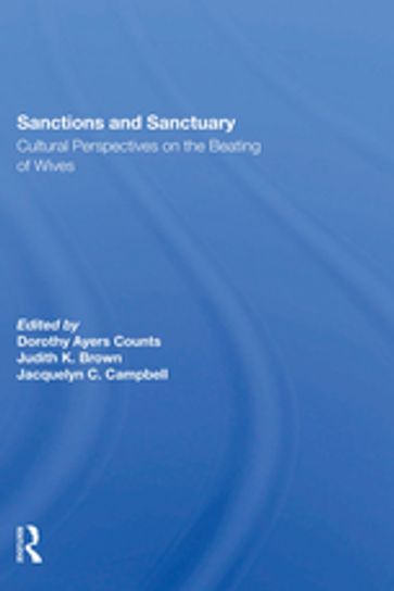 Sanctions And Sanctuary - Dorothy A Counts - Judith K Brown - Jacquelyn C Campbell