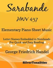 Sarabande HWV 437 Elementary Piano Sheet Music