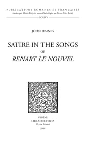 Satire in the songs of Renart le nouvel
