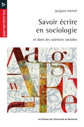 Savoir écrire en sociologie