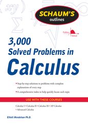 Schaum s 3,000 Solved Problems in Calculus