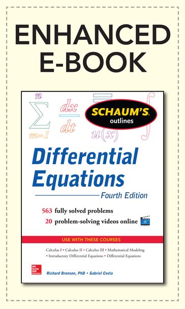 Schaum's Outline of Differential Equations, 4th Edition - Richard Bronson - Gabriel B. Costa