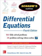 Schaum s Outline of Differential Equations, 4th Edition