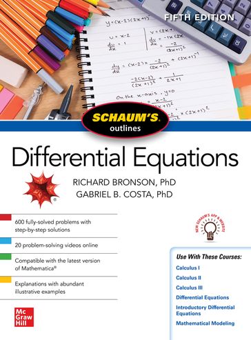 Schaum's Outline of Differential Equations, Fifth Edition - Richard Bronson - Gabriel B. Costa