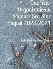 Sea Star One Year Organizational Planner August 2023-2024