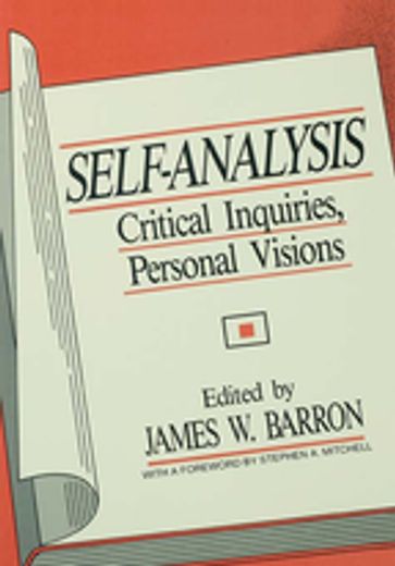 Self-Analysis - James W. Barron