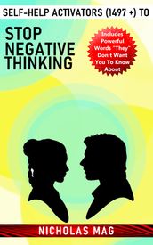 Self-Help Activators (1497 +) to Stop Negative Thinking