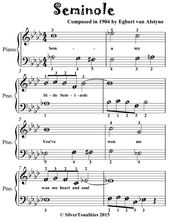 Seminole - Easiest Piano Sheet Music for Beginner Pianists