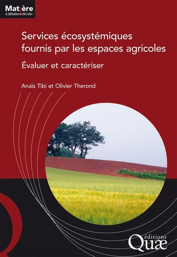 Services écosystémiques fournis par les espaces agricoles - Anais Tibi - Olivier Therond