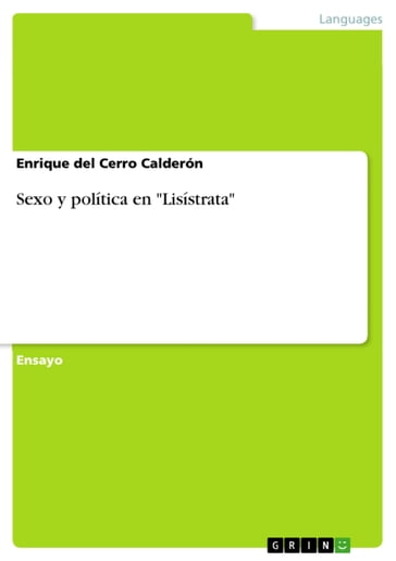 Sexo y política en 'Lisístrata' - Enrique del Cerro Calderón