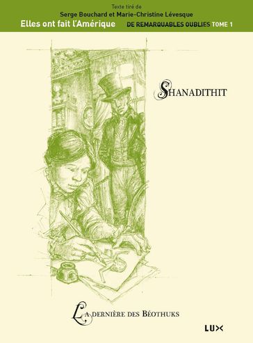 Shanadithit - Marie-Christine Lévesque - Serge Bouchard