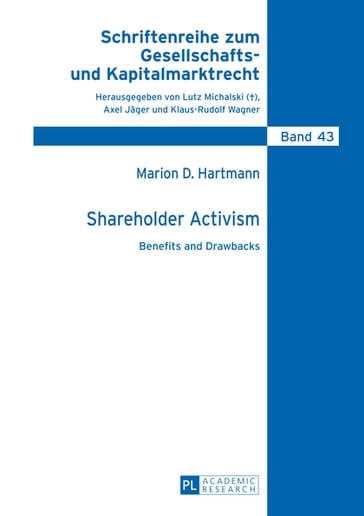 Shareholder Activism - Marion Hartmann - Lutz Michalski