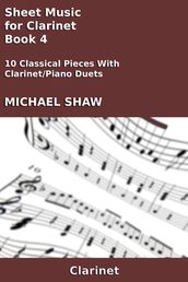 Sheet Music for Clarinet: Book 4