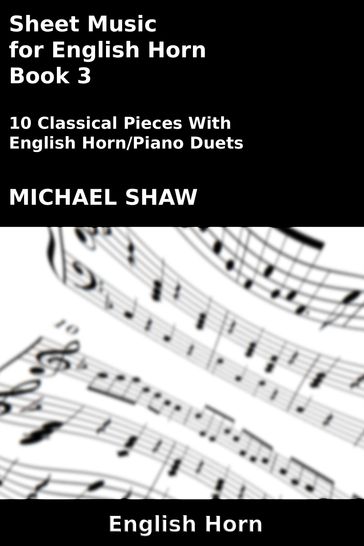 Sheet Music for English Horn: Book 3 - Michael Shaw
