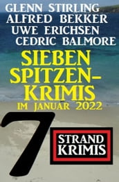 Sieben Spitzenkrimis im Januar 2022: 7 Strand Krimis