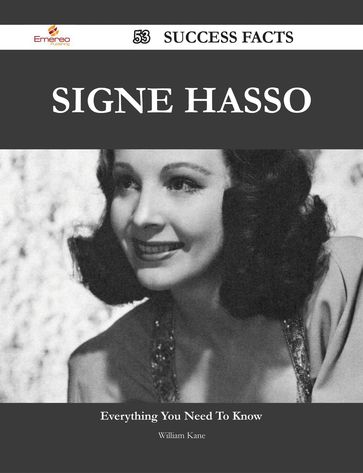 Signe Hasso 53 Success Facts - Everything you need to know about Signe Hasso - William Kane