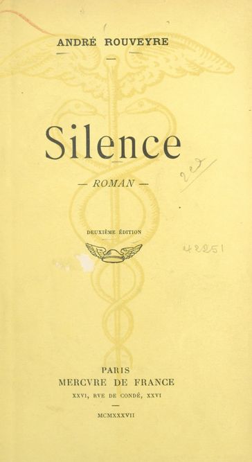 Silence - André Rouveyre