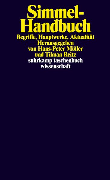 Simmel-Handbuch - Suhrkamp Verlag
