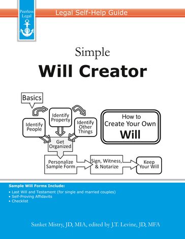 Simple Will Creator: Legal Self-Help Guide - Sanket Mistry