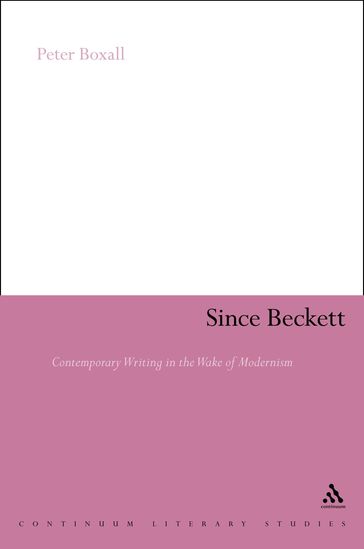 Since Beckett - Dr Peter Boxall