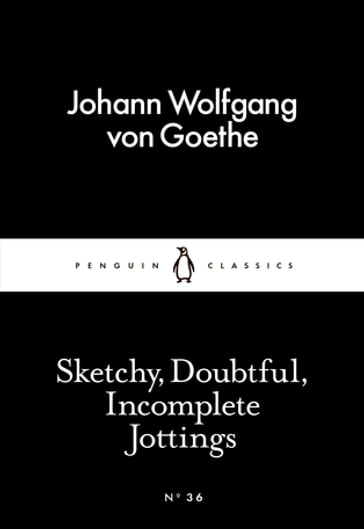 Sketchy, Doubtful, Incomplete Jottings - Johann Wolfgang Von Goethe