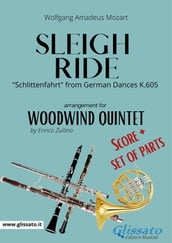 Sleigh Ride - Woodwind Quintet score & parts