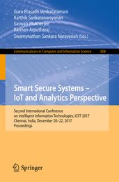 Smart Secure Systems  IoT and Analytics Perspective