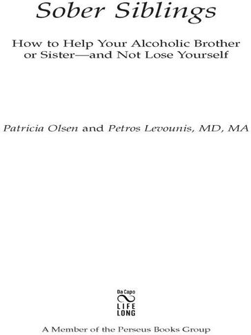 Sober Siblings - Patricia Olsen - MD Petros Levounis