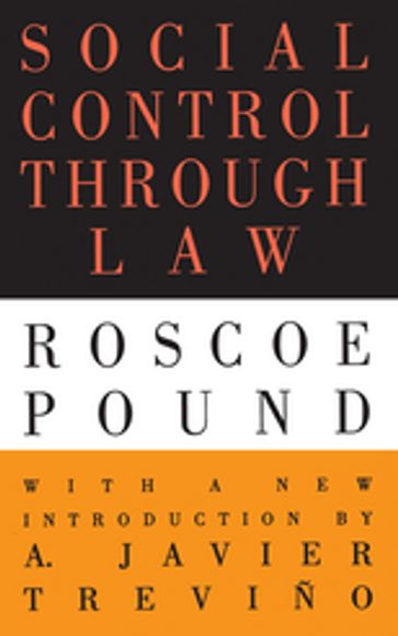 Social Control Through Law - Roscoe Pound
