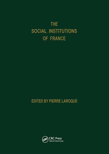 Social Institutions Of France - P. Laroque - Patricia Evans - Pierre Laroque - Roy Evans