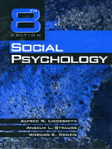 Social Psychology - Alfred R. Lindesmith - Anselm Strauss - Norman K. Denzin