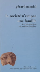 La Société n est pas une famille