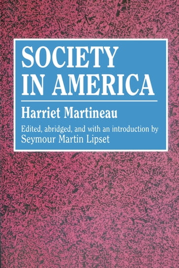 Society in America - Harriet Martineau