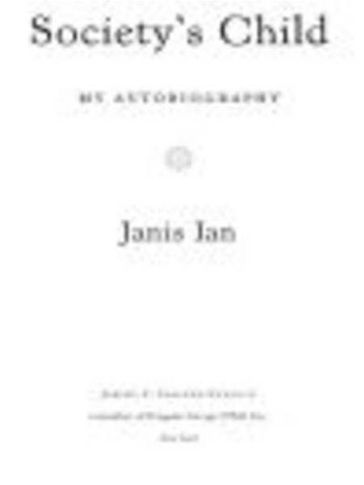 Society's Child - Janis Ian