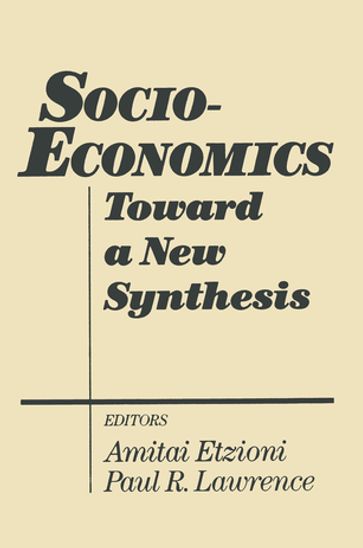 Socio-economics - Amitai Etzioni - Paul R. Lawrence
