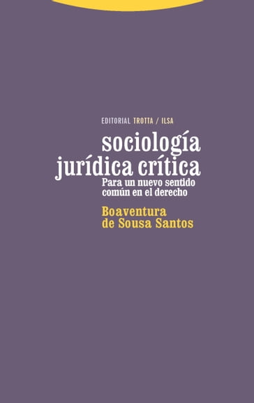 Sociología jurídica crítica - Boaventura de Sousa Santos