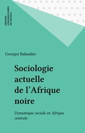 Sociologie actuelle de l