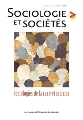 Sociologie et sociétés. Vol. 50 No. 2, Automne 2018