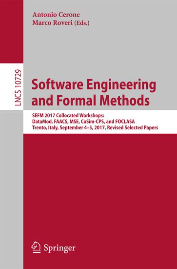 Software Engineering and Formal Methods