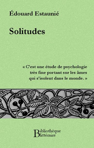 Solitudes - Edouard Estaunié