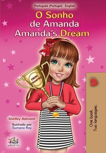 O Sonho de Amanda Amanda's Dream - Shelley Admont - KidKiddos Books
